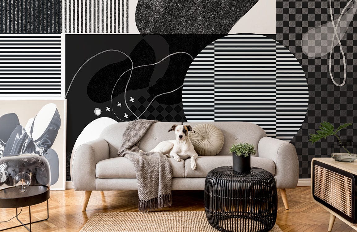 black grey white wallpaper