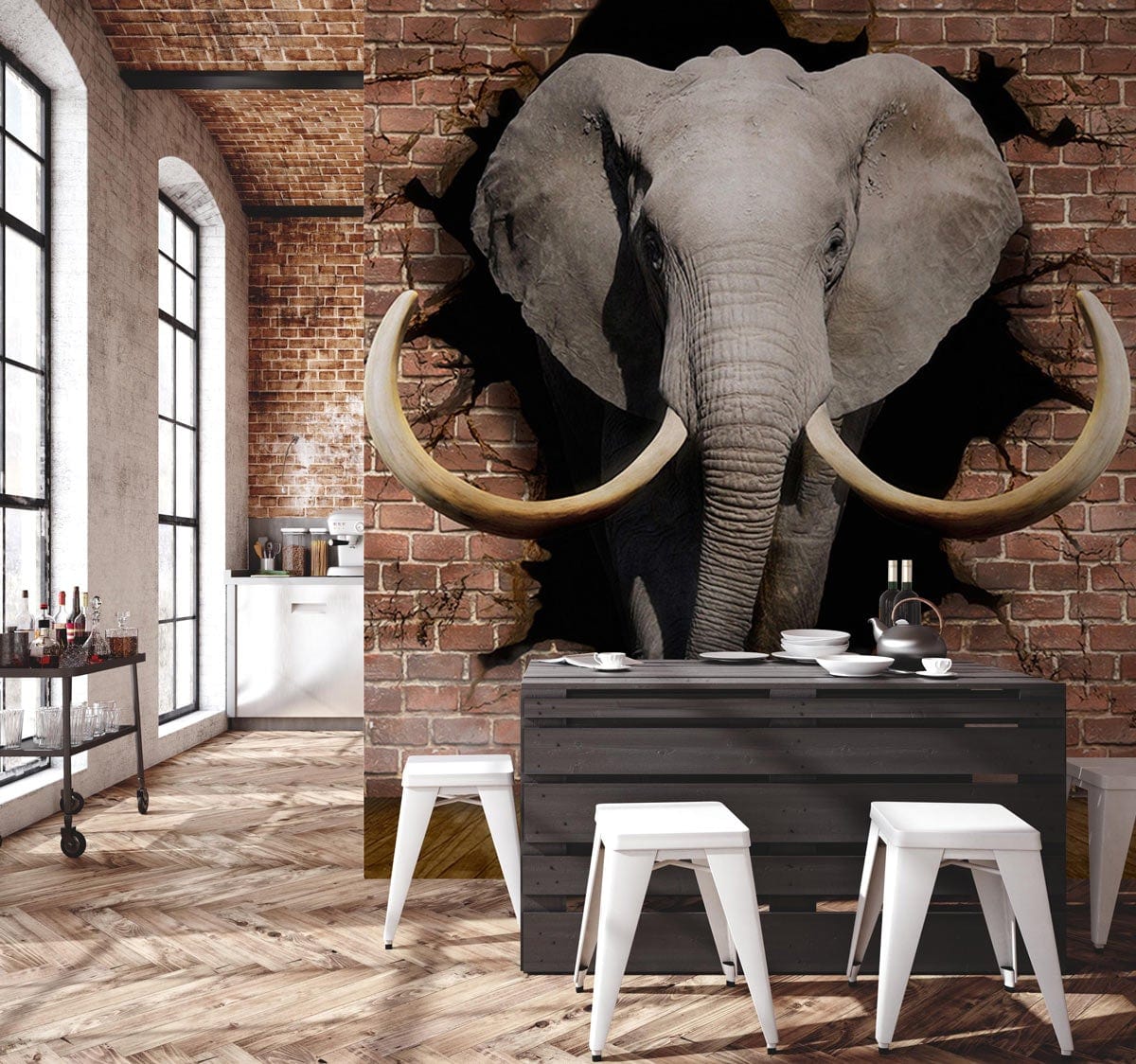 1012 3d Elephant Wallpaper Images Stock Photos  Vectors  Shutterstock