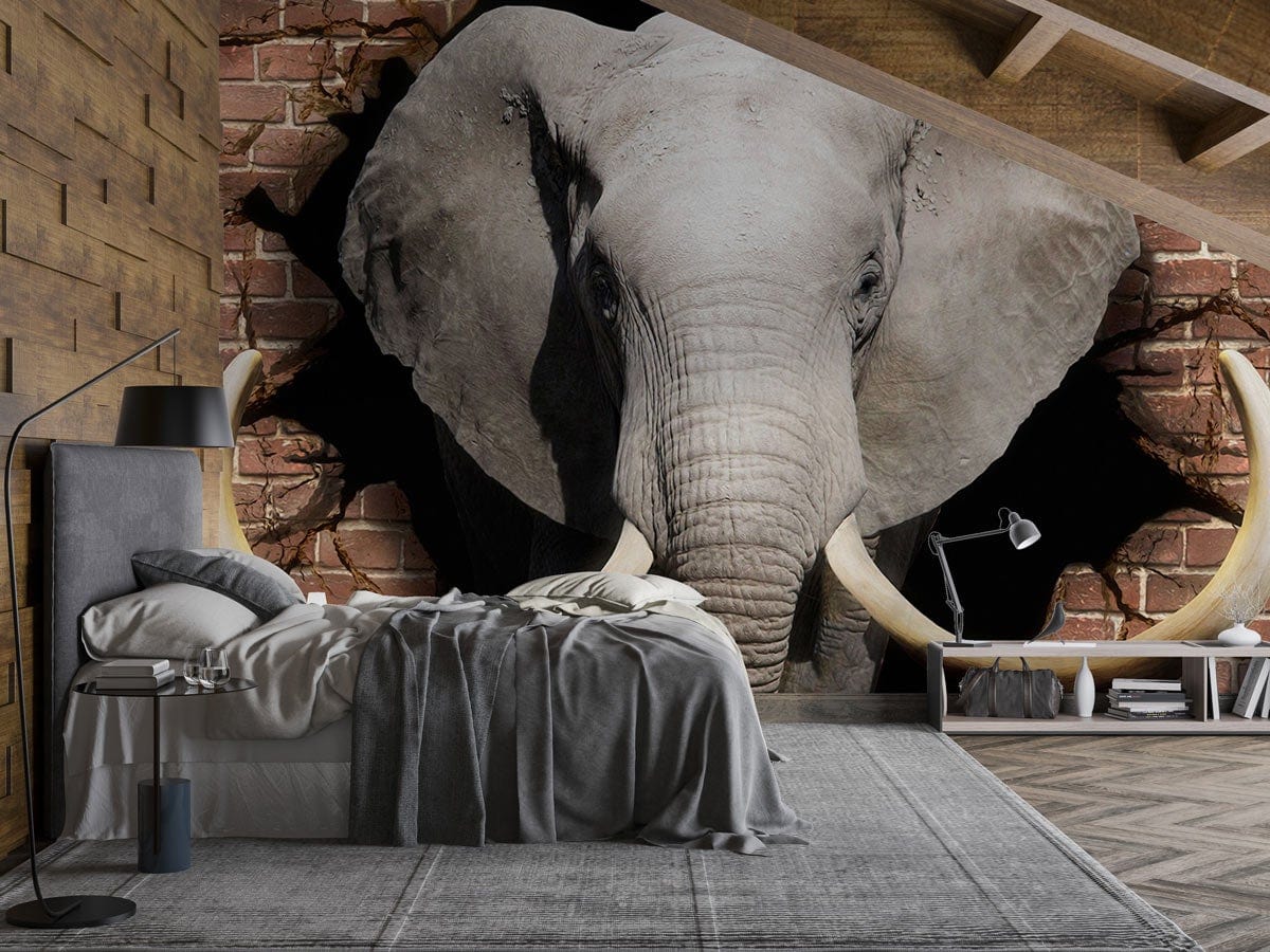 Premium Photo  Cute baby elephant calf in photo studio 3d rendering