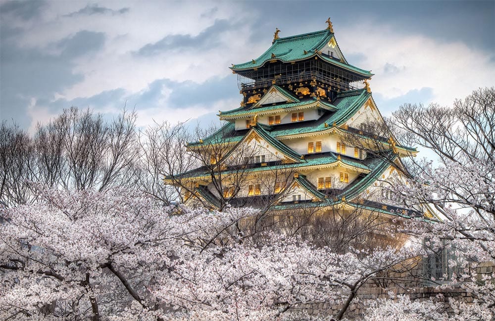 Osaka Castle, Osaka, Japan : r/pics