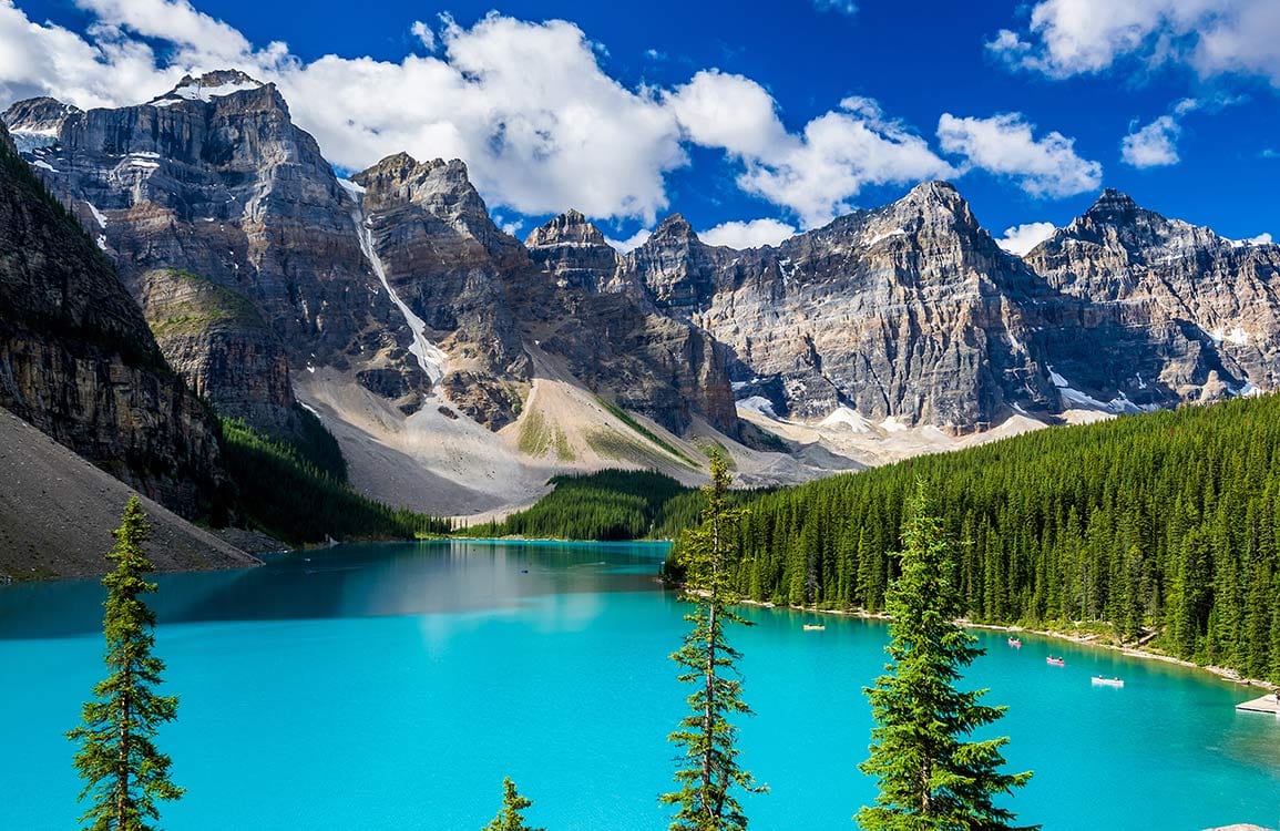 Blue Lake Scenery Mural Wallpaper | Ever Wallpaper UK