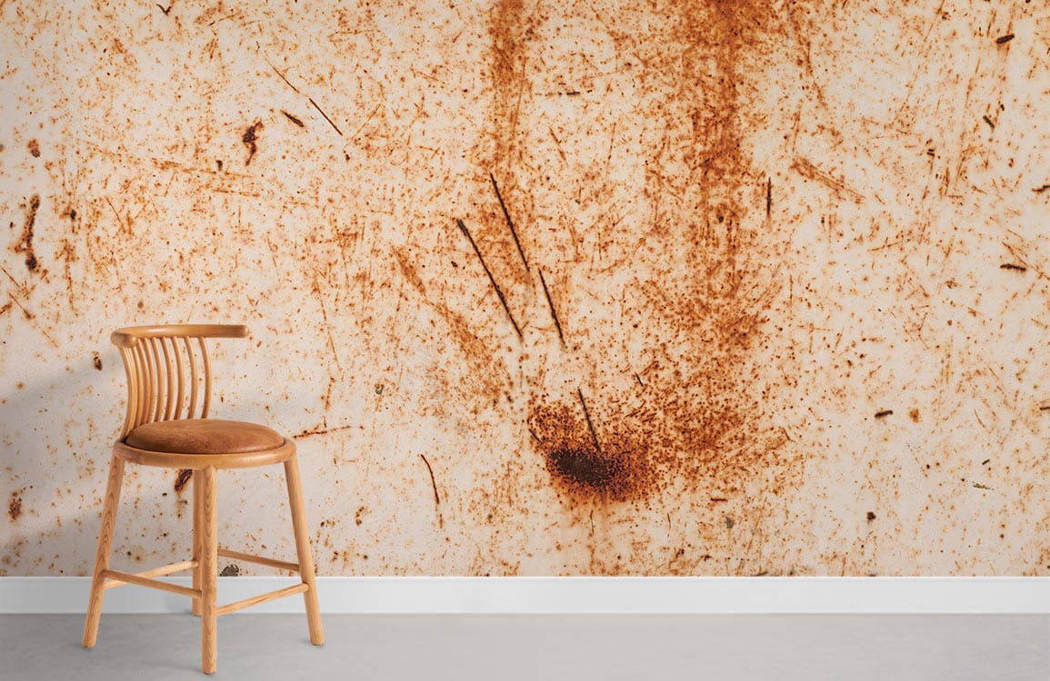 orange and white wallpaper for walls