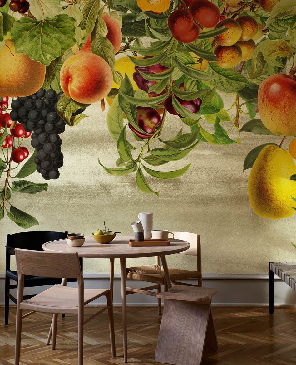 Dangling Fruits Wall Murals | Ever Wallpaper UK