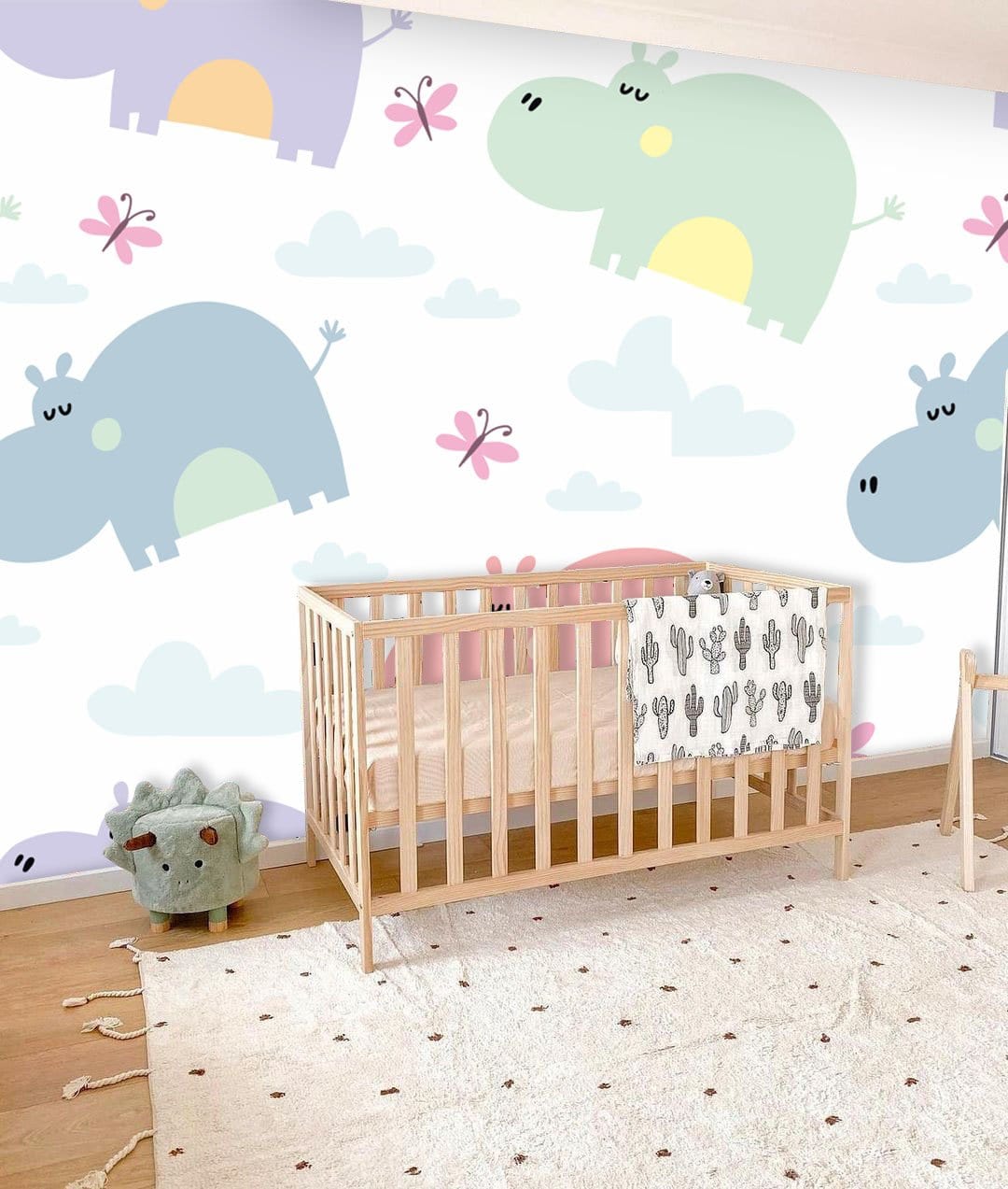 Hippo themed hot sale nursery