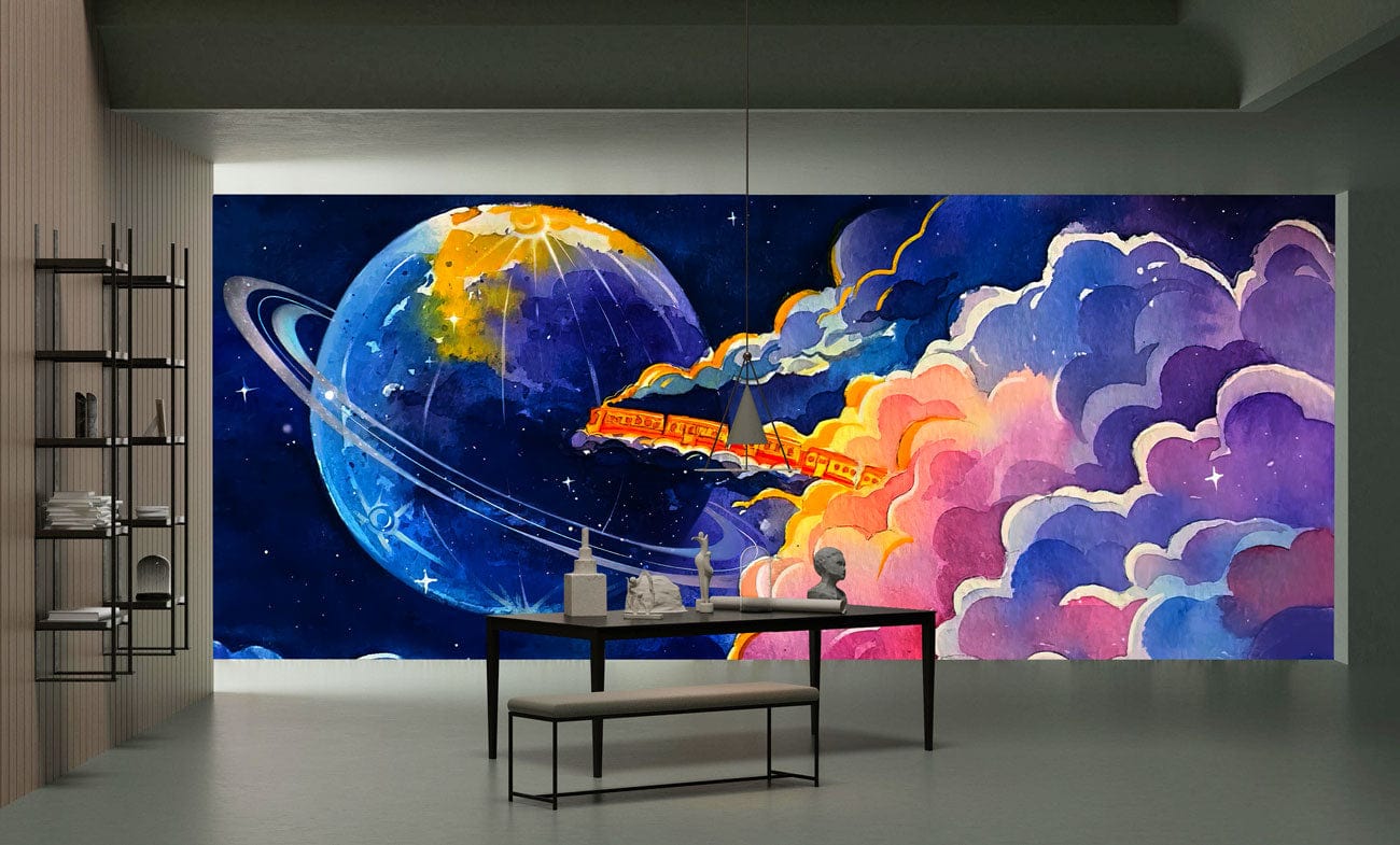 Galaxy Travel Wallpaper Mural | Home Interior Decoration Idea