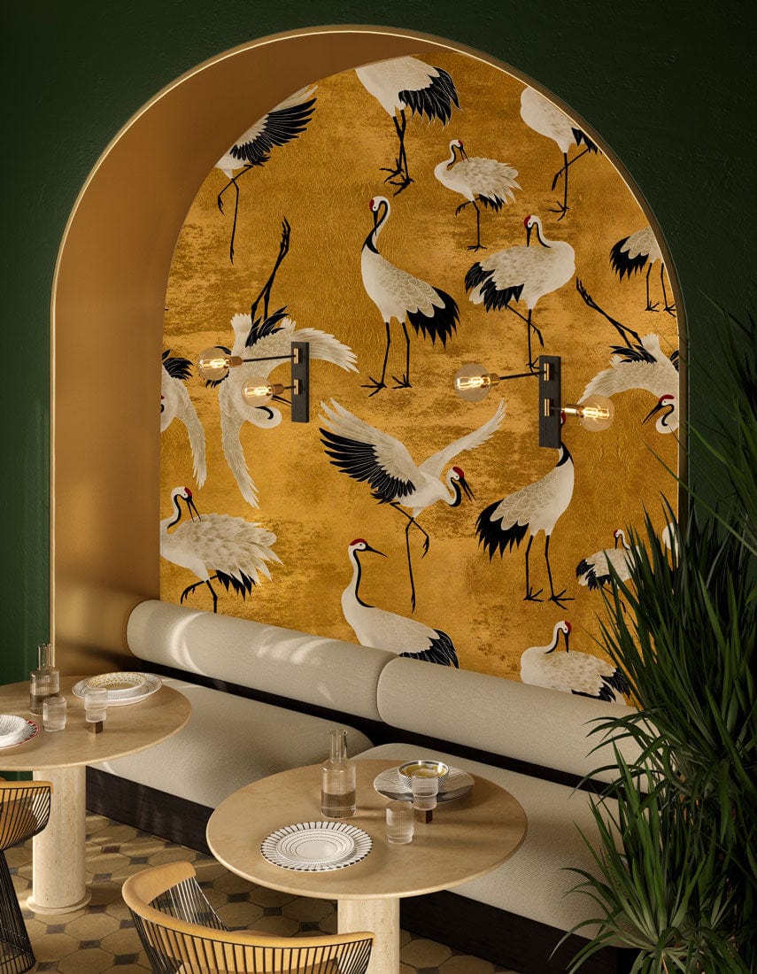 Heron Printed Wallpaper in Multicoloured  Gucci  Mytheresa