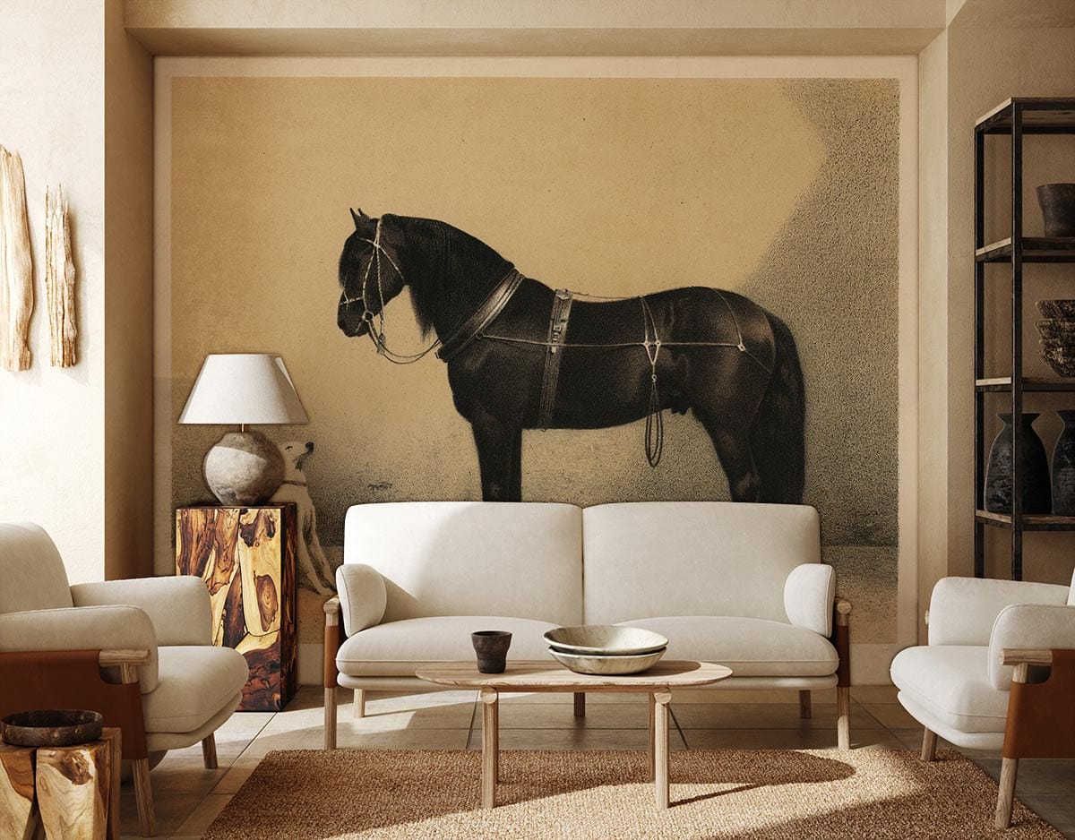 Horse and Dog Animal Wallpaper Style For Home UK