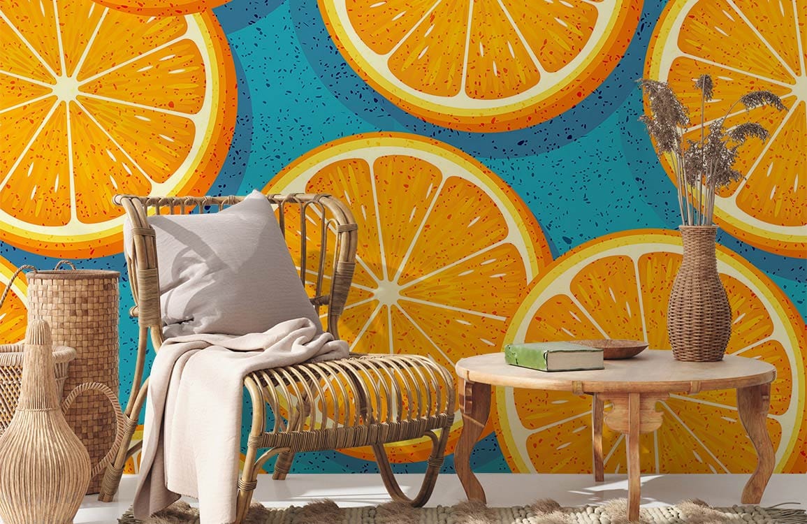 Wall Mural Fresh orange 
