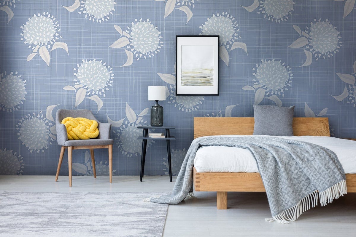 Shabby Dandelion Pattern Mural Wallpaper Ever Wallpaper Uk 7698