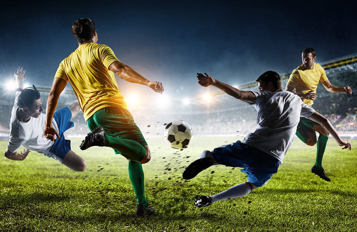 Soccer Scramble Wall Murals | Ever Wallpaper UK