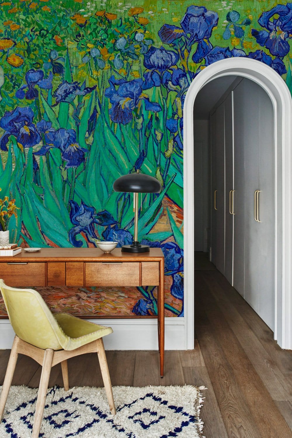 Irises' by Vincent Van Gogh Wallpaper Mural