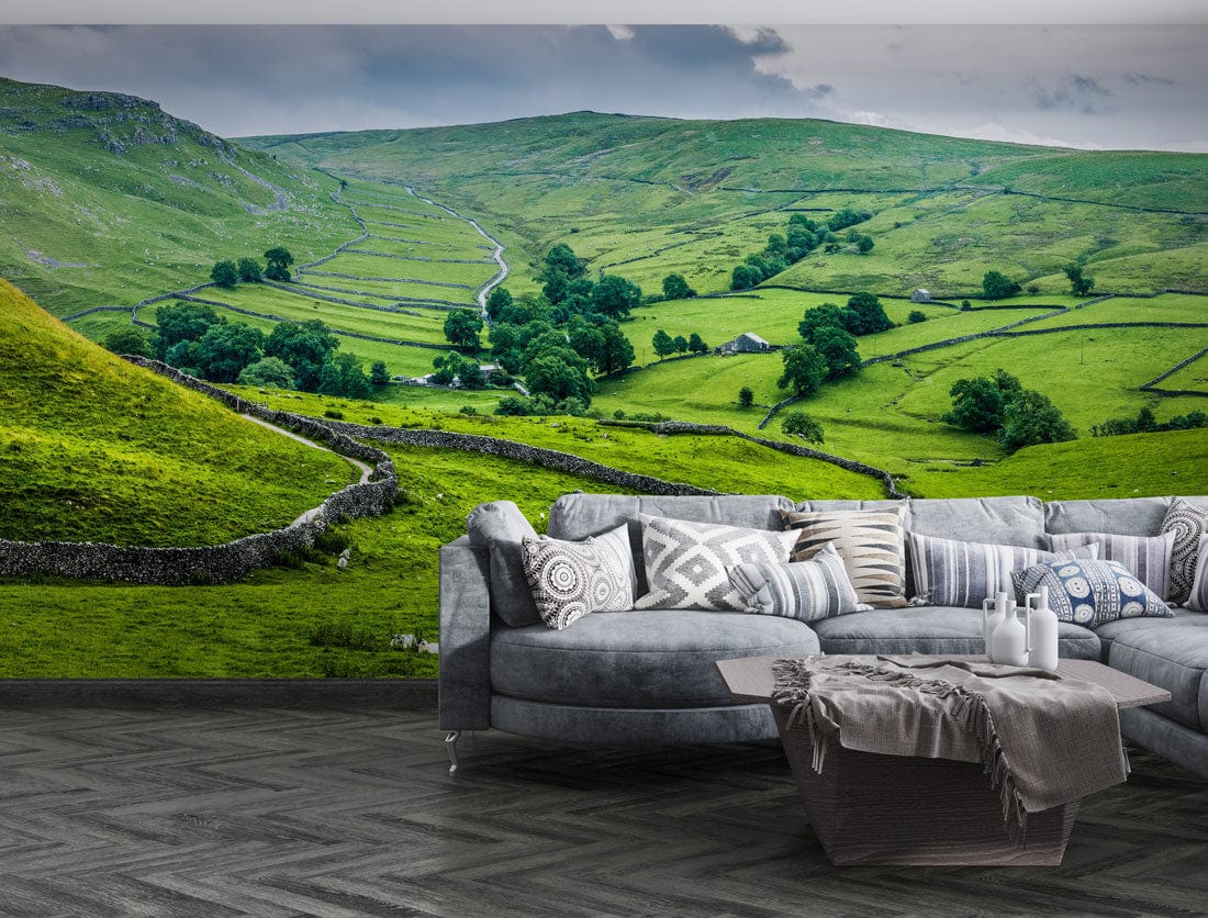 Yorkshire Tea landscape with logo Sticker for Sale by Yorkshire-goods